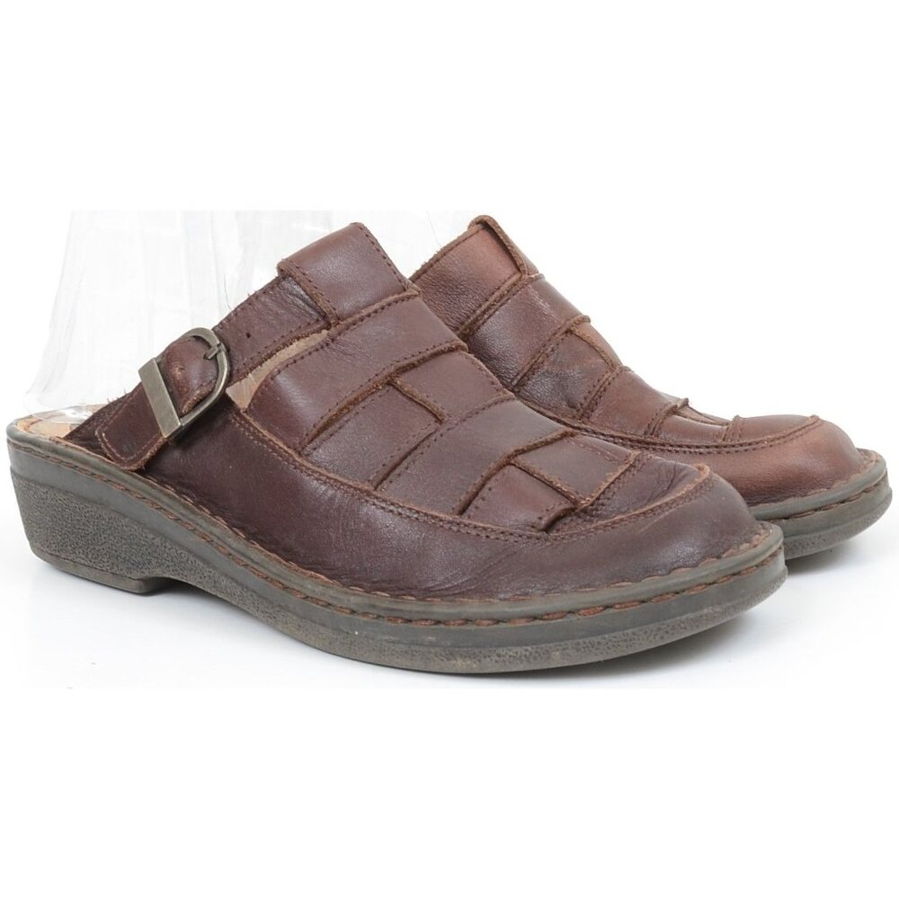 Marsh Landing Mule Clogs Leather Slip‎ On Shoes Women's Sz 8.5 M School Work